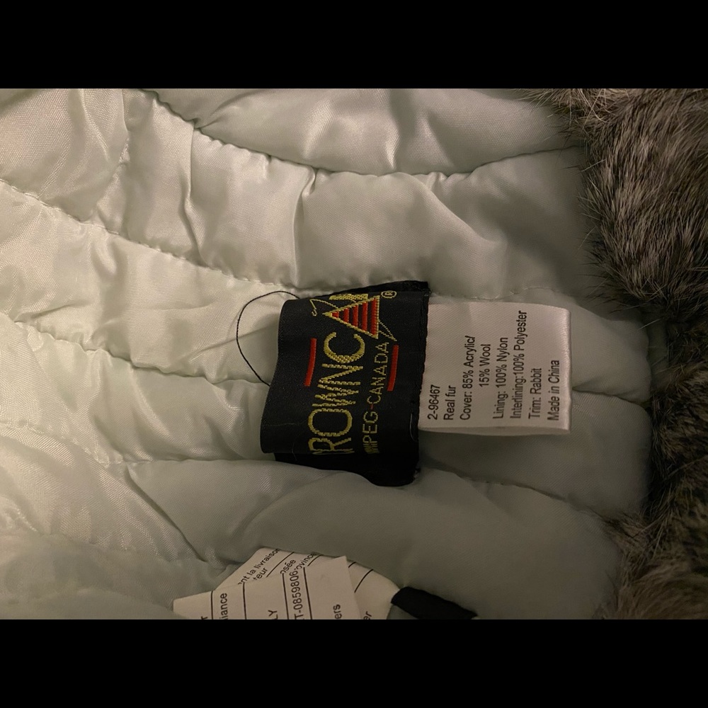 Buffalo Check Rabbit fur Aviator - Picture 5 of 5